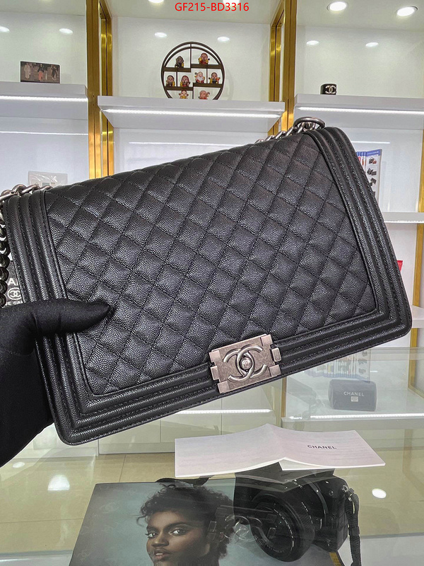 Chanel Bags(TOP)-Le Boy,ID: BD3316,$: 215USD