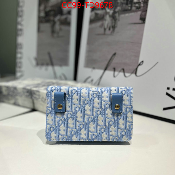 Dior Bags(TOP)-Wallet-,ID: TD9678,$: 99USD