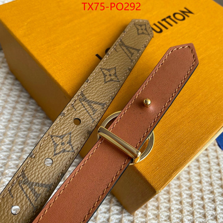 Belts-LV,the best quality replica , ID: PO292,$: 75USD