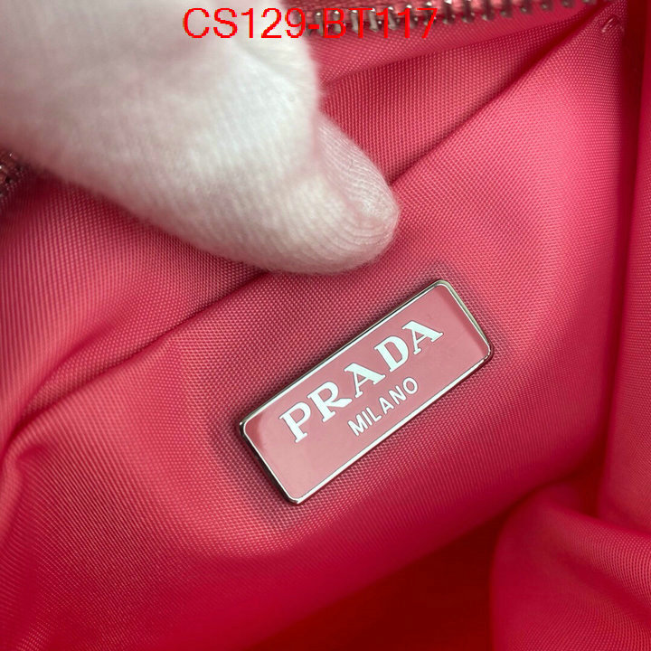 Prada Bags(TOP)-Handbag-,ID: BT117,$: 129USD