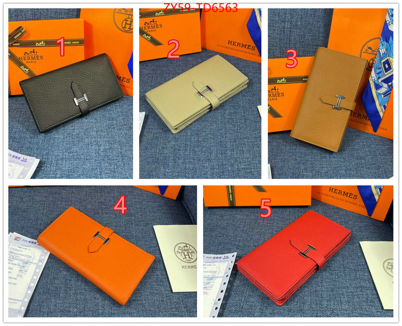 Hermes Bags(4A)-Wallet-,the best quality replica ,ID: TD6563,$: 59USD