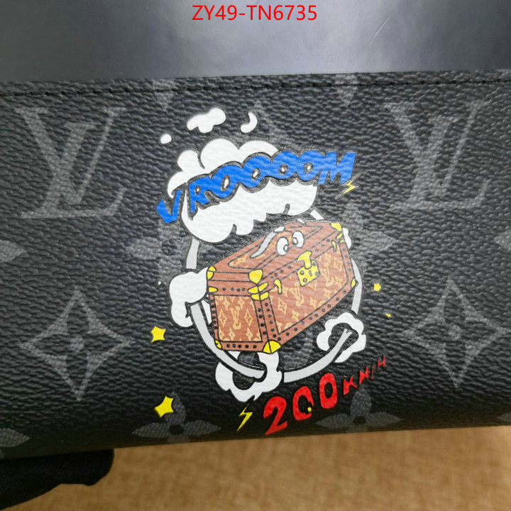 LV Bags(4A)-Wallet,ID: TN6735,$: 49USD