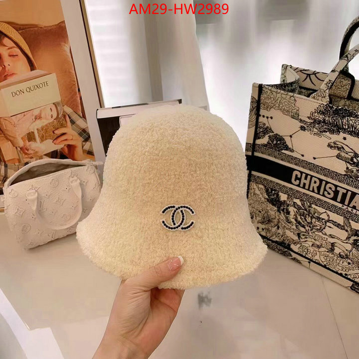 Cap (Hat)-Chanel,replica online , ID: HW2989,$: 29USD