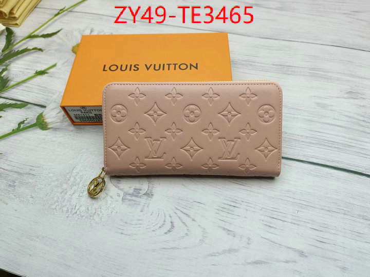 LV Bags(4A)-Wallet,buy high quality cheap hot replica ,ID: TE3465,$: 49USD