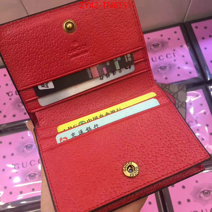 Gucci Bags(4A)-Wallet-,ID: TN6751,$: 42USD