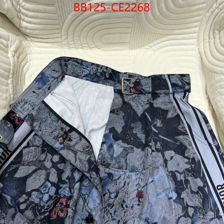 Clothing-Dior,designer high replica ,ID: CE2268,$: 125USD