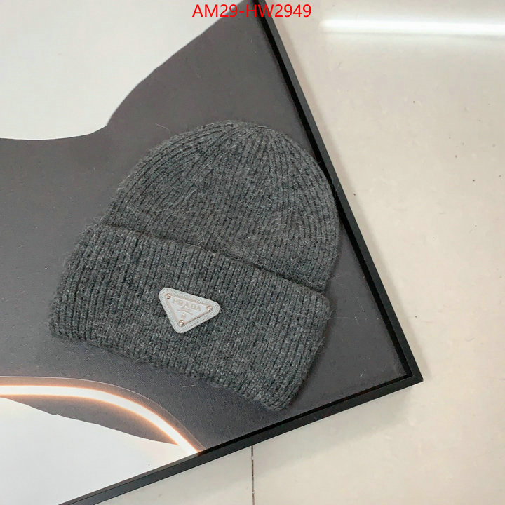 Cap (Hat)-Prada,counter quality , ID: HW2949,$: 29USD