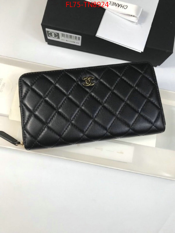 Chanel Bags(4A)-Wallet-,ID: TN8924,$: 75USD