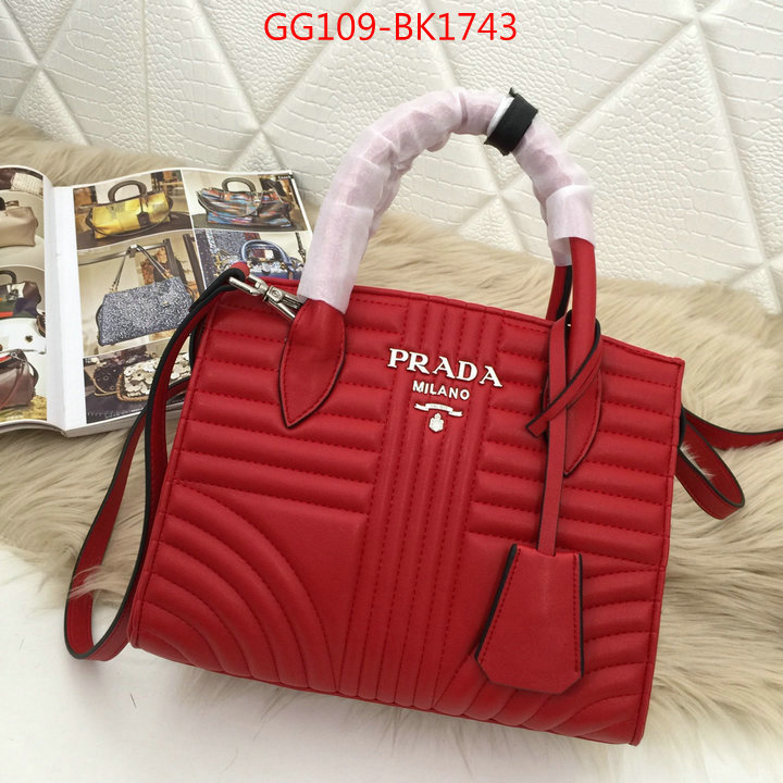 Prada Bags(4A)-Handbag-,ID: BK1743,$:109USD