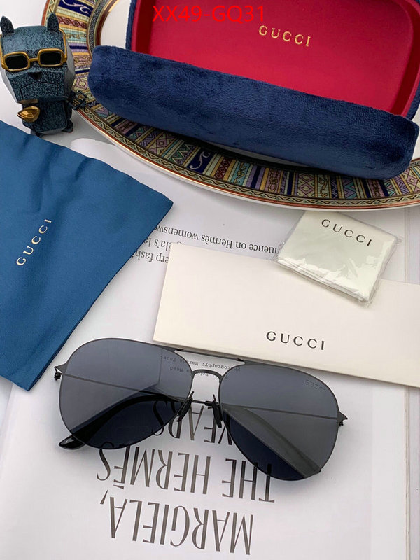 Glasses-Gucci,2023 aaaaa replica 1st copy , ID: GQ31,$: 49USD