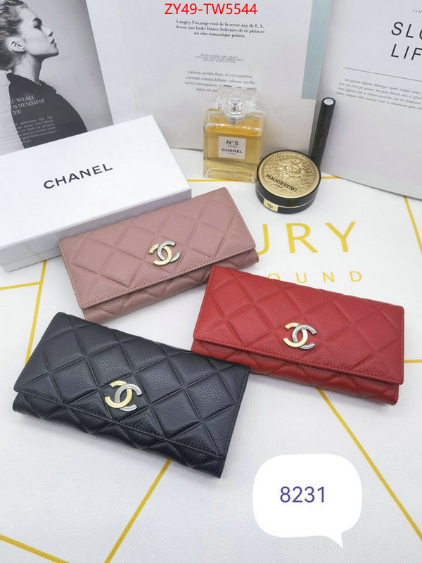 Chanel Bags(4A)-Wallet-,ID: TW5544,$: 49USD