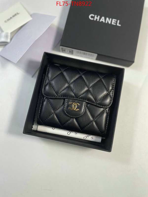 Chanel Bags(4A)-Wallet-,ID: TN8922,$: 75USD