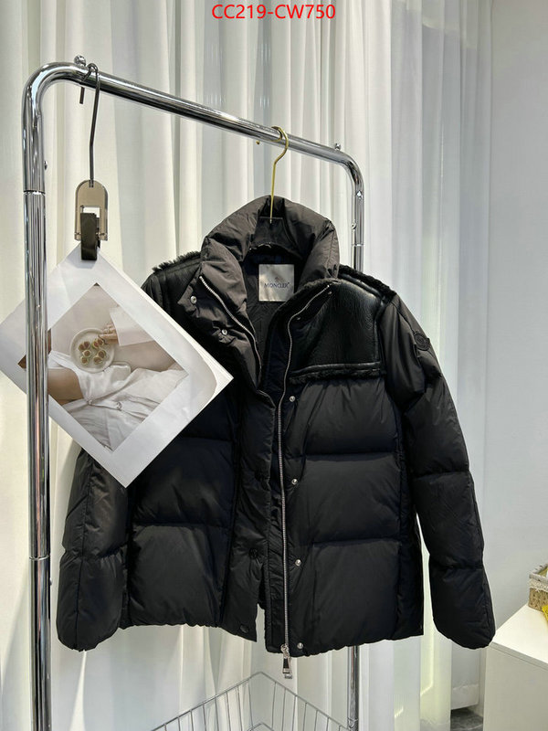 Down jacket Women-Moncler,2023 replica wholesale cheap sales online , ID: CW750,$: 219USD