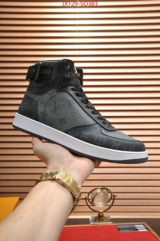 Men Shoes-LV,fake , ID: SO381,$: 129USD