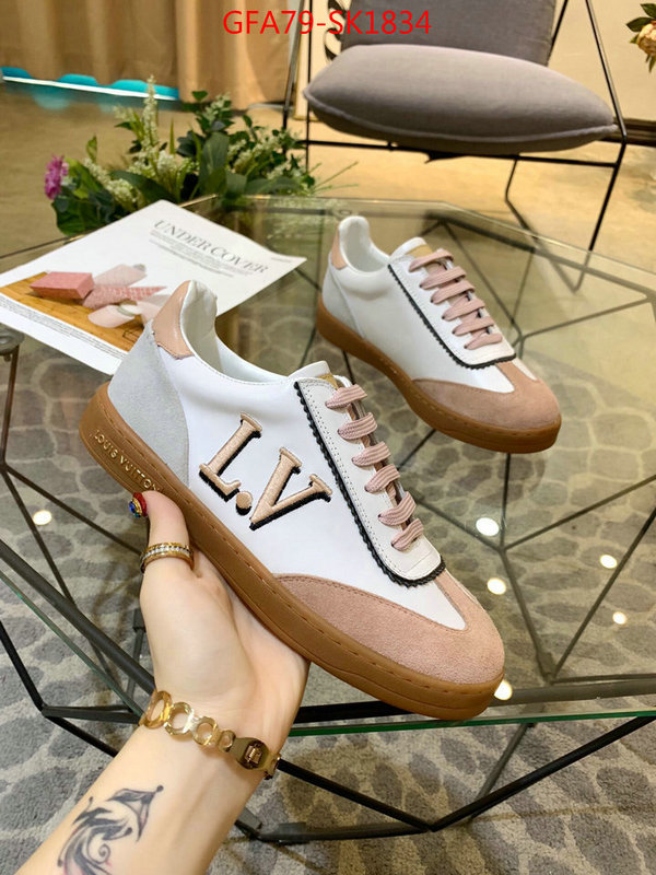 Women Shoes-LV,cheap high quality replica , ID: SK1834,$:79USD