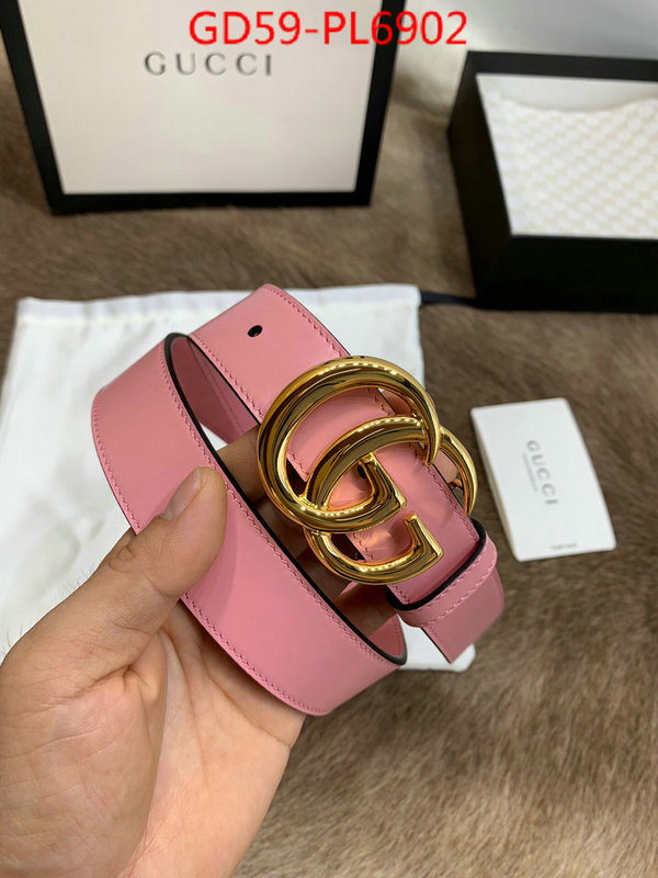 Belts-Gucci,highest product quality , ID: PL6902,$: 59USD