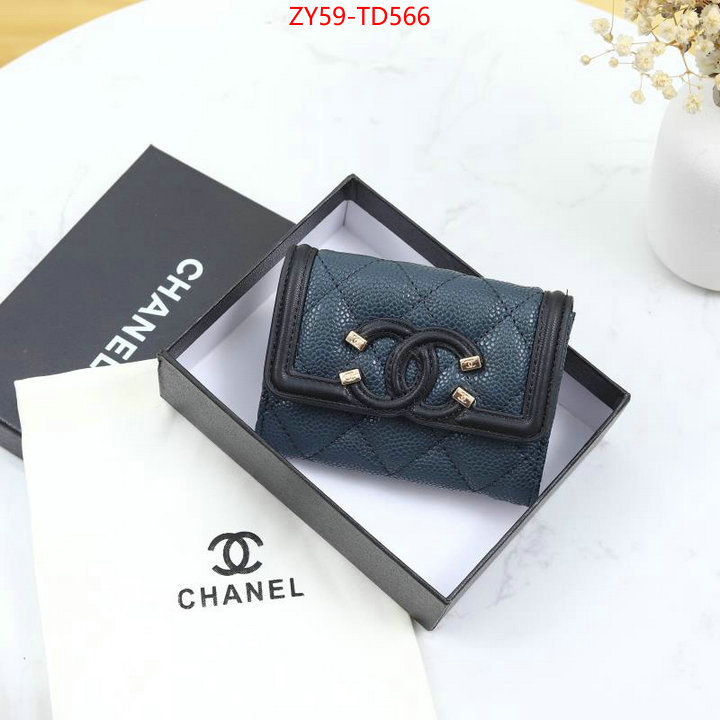 Chanel Bags(4A)-Wallet-,ID: TD566,$: 59USD
