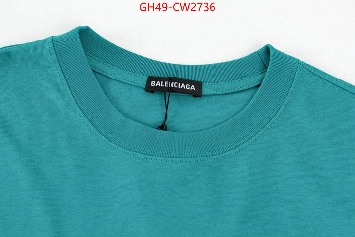 Clothing-Balenciaga,luxury fake , ID: CW2736,$: 49USD