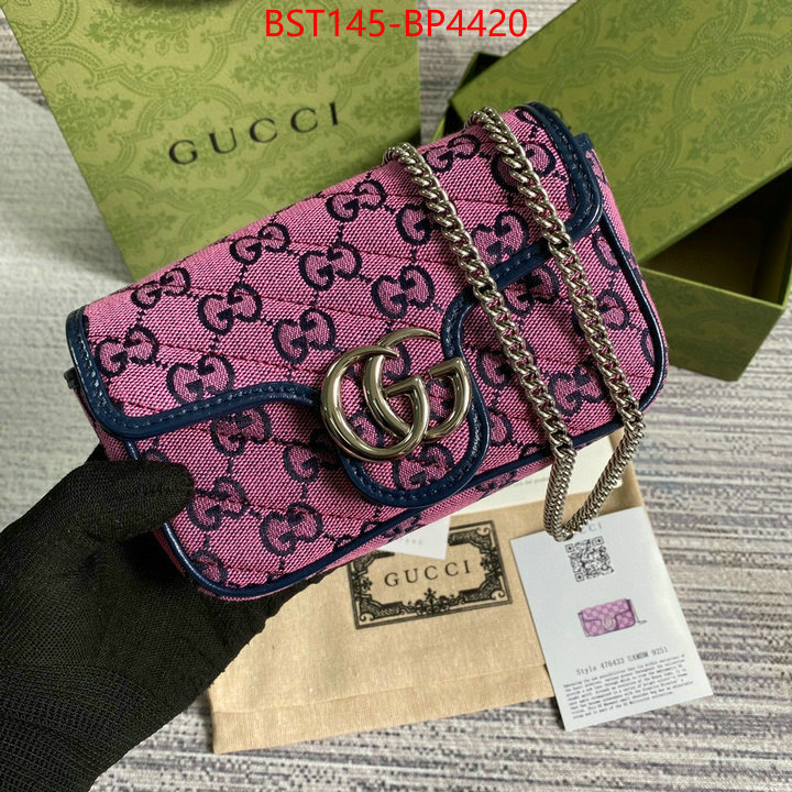 Gucci Bags(TOP)-Marmont,buy cheap ,ID: BP4420,$: 145USD