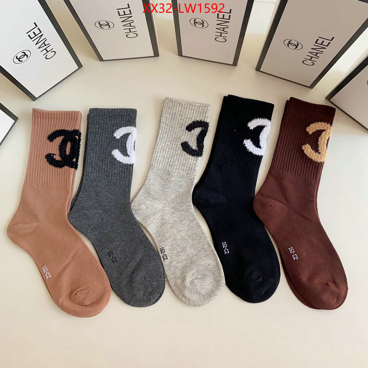 Sock-Chanel,sell high quality , ID: LW1592,$: 32USD