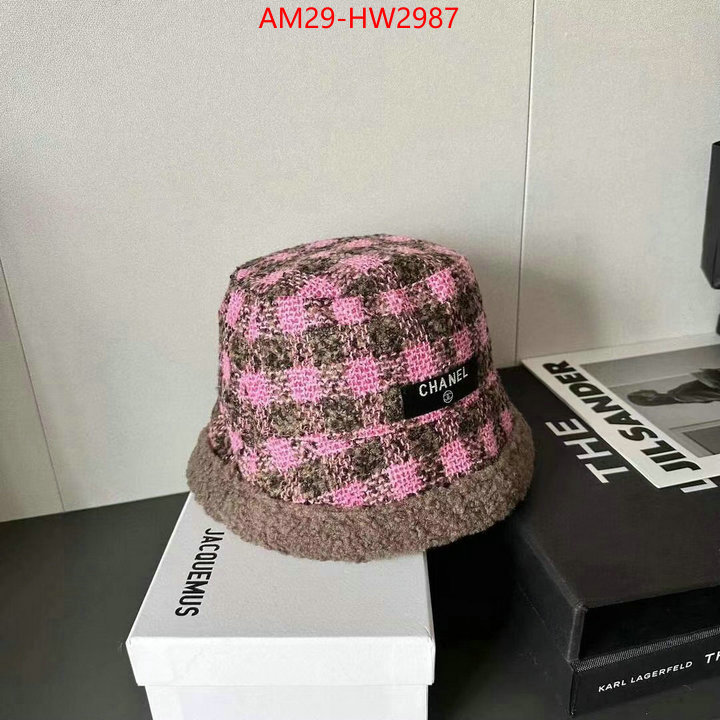 Cap (Hat)-Chanel,aaaaa class replica , ID: HW2987,$: 29USD