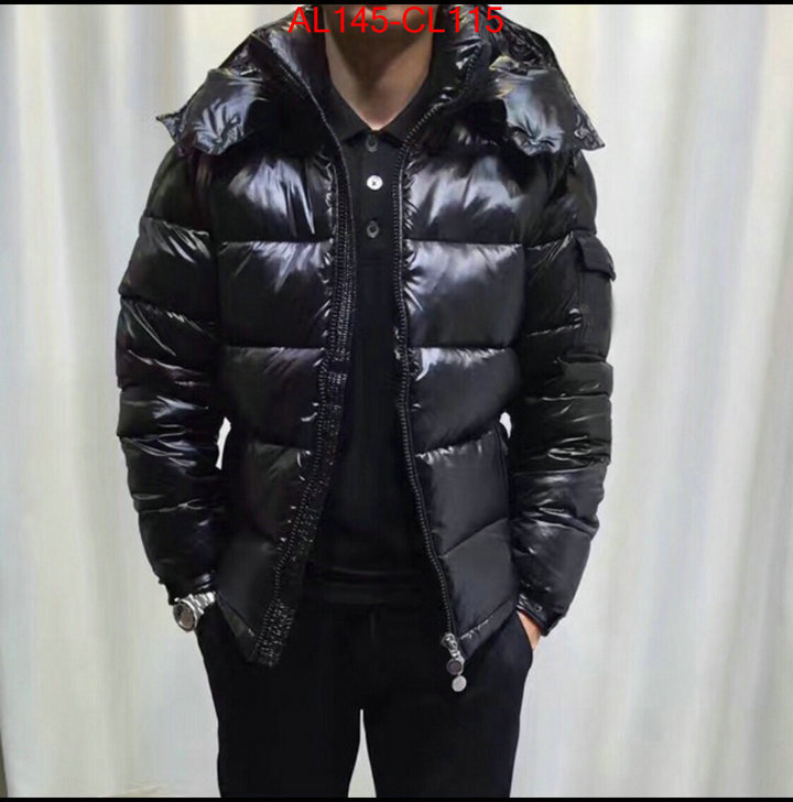 Down jacket Men-Moncler,top 1:1 replica , ID: CL115,$:145USD