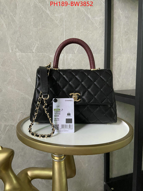 Chanel Bags(TOP)-Diagonal-,ID: BW3852,$: 189USD