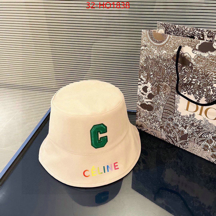 Cap (Hat)-Celine,wholesale 2023 replica , ID: HO1838,$: 32USD