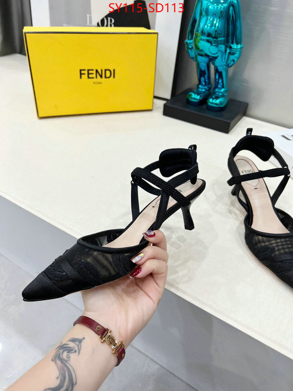 Women Shoes-Fendi,wholesale designer shop , ID: SD113,$: 115USD