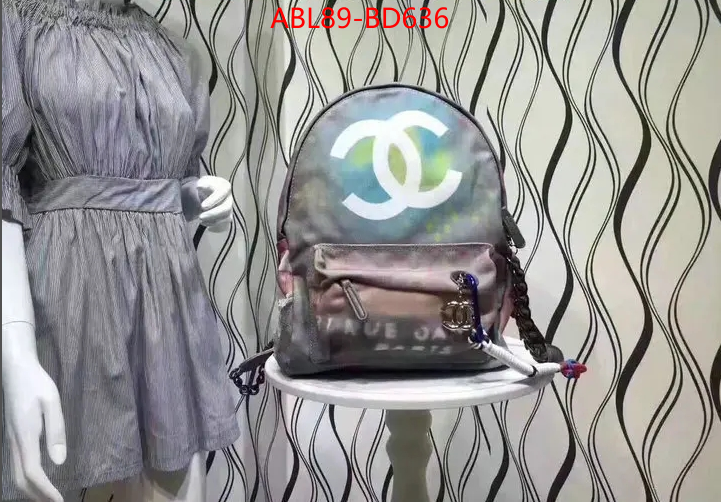 Chanel Bags(4A)-Backpack-,ID: BD636,$: 89USD