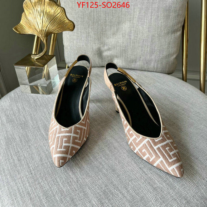 Women Shoes-Balmain,top quality designer replica , ID: SO2646,$: 125USD