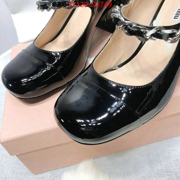 Women Shoes-Miu Miu,perfect quality ,luxury fashion replica designers , ID: SU749,$: 129USD