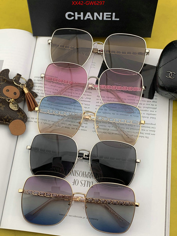 Glasses-Chanel,replica wholesale , ID: GW6297,$: 42USD