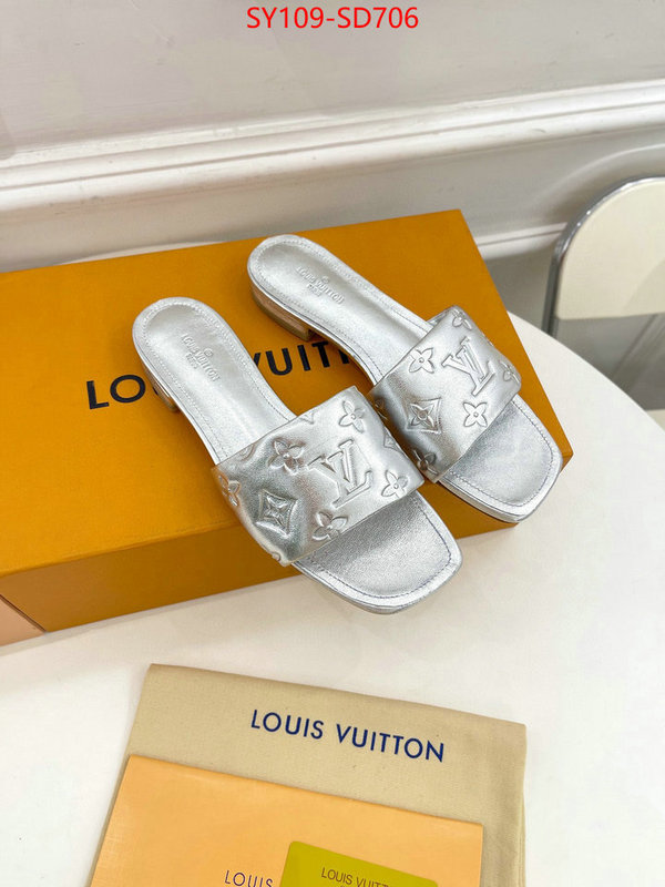 Women Shoes-LV,mirror copy luxury , ID: SD706,$: 109USD