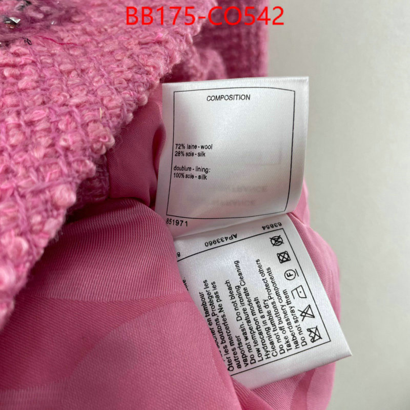 Clothing-Chanel,cheap replica designer , ID: CO542,$: 175USD