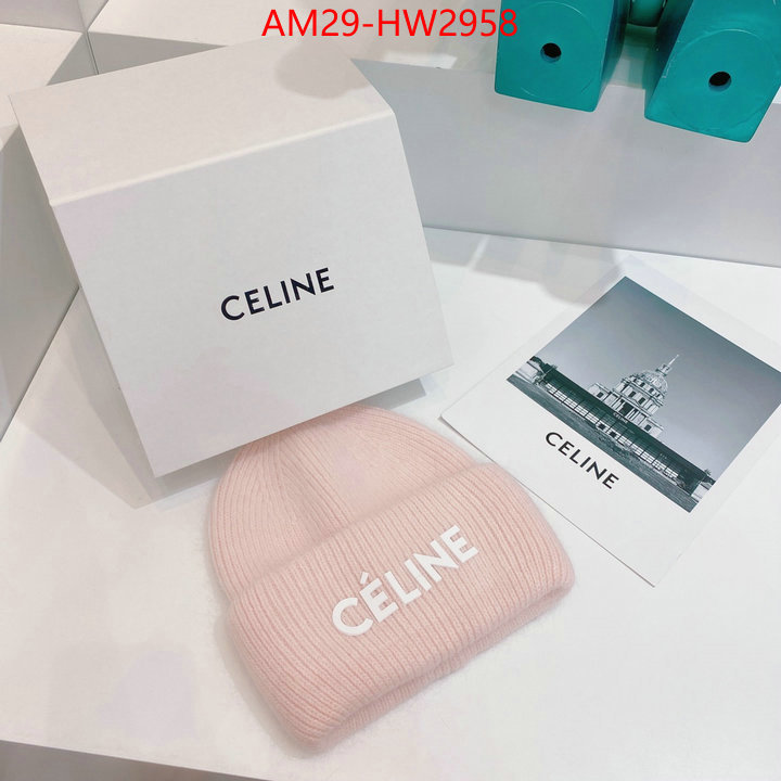 Cap (Hat)-Celine,buy first copy replica , ID: HW2958,$: 29USD