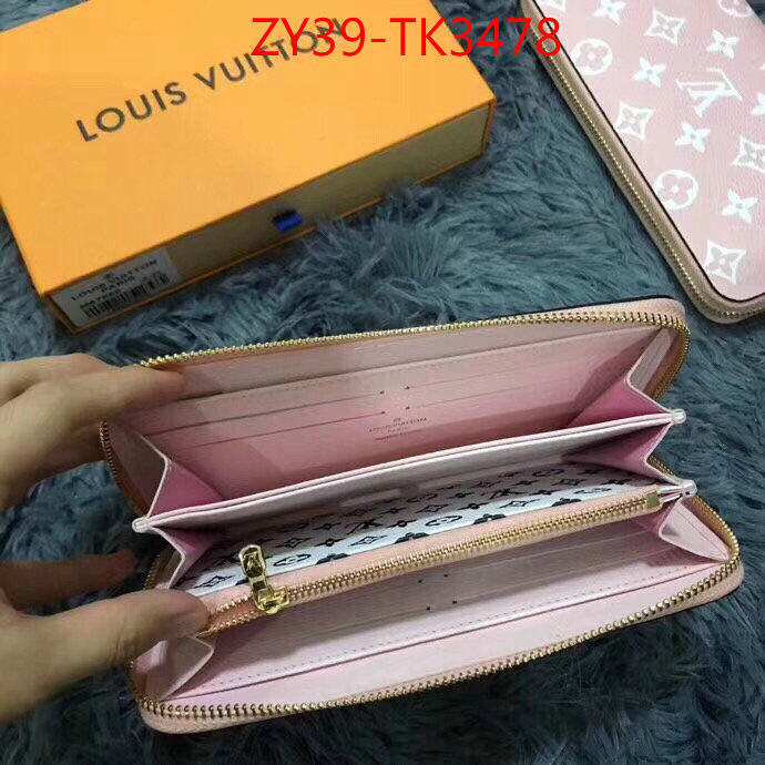 LV Bags(4A)-Wallet,ID: TK3478,$:39USD