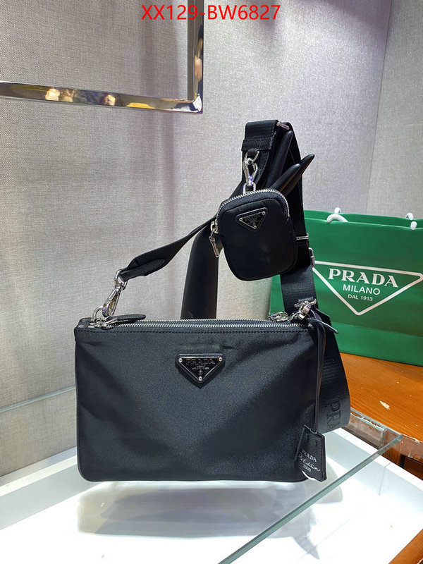 Prada Bags(TOP)-Diagonal-,ID: BW6827,$: 129USD
