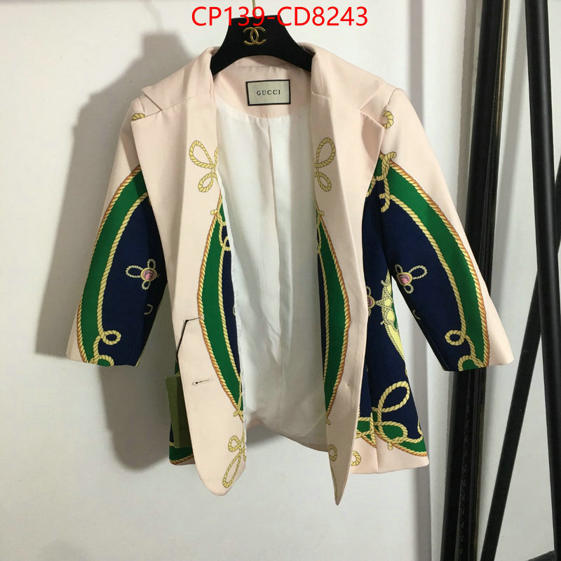 Clothing-Gucci,2023 aaaaa replica 1st copy , ID: CD8243,$: 139USD