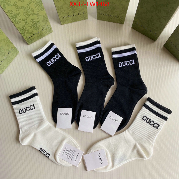 Sock-Gucci,sell high quality , ID: LW1468,$: 32USD