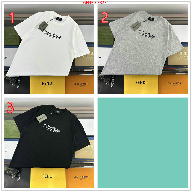 Clothing-Balenciaga,what is top quality replica , ID: CE3274,$: 45USD