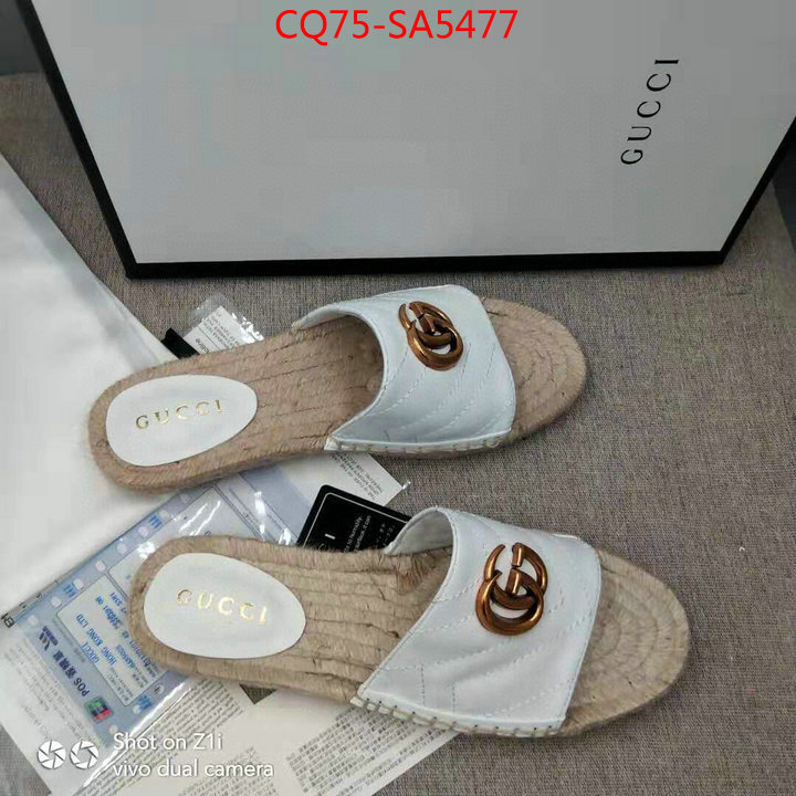 Women Shoes-Gucci,fake designer , ID: SA5477,$: 75USD