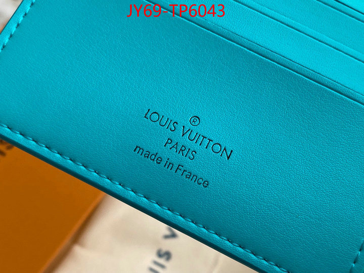 LV Bags(TOP)-Wallet,ID: TP6043,$: 69USD