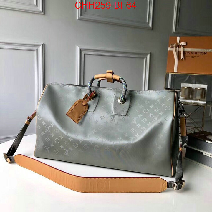 LV Bags(TOP)-Keepall BandouliRe 45-50-,ID: BF64,$:259USD