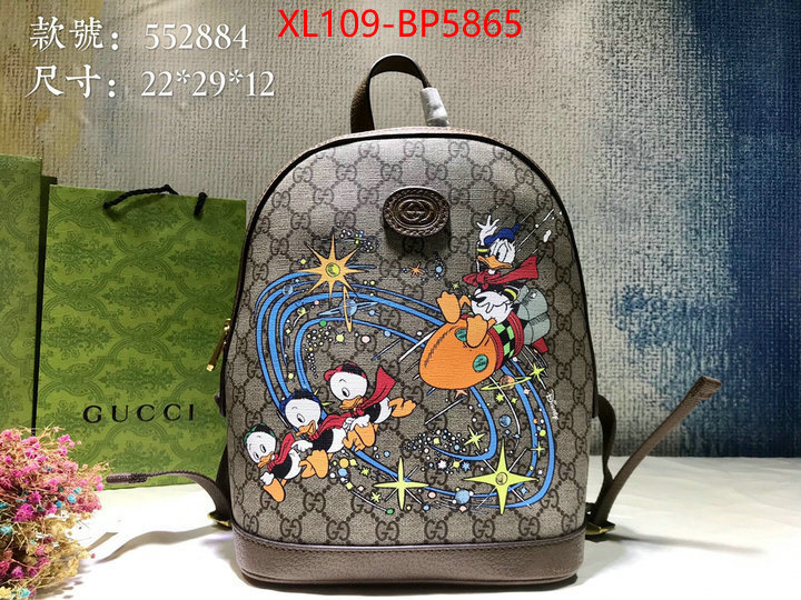 Gucci Bags(4A)-Backpack-,luxury fashion replica designers ,ID: BP5865,$: 109USD