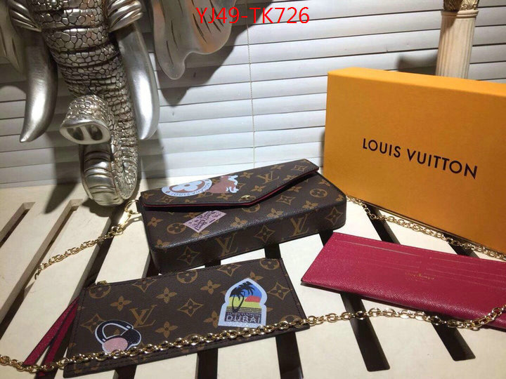 LV Bags(4A)-Wallet,ID: TK726,$:49USD