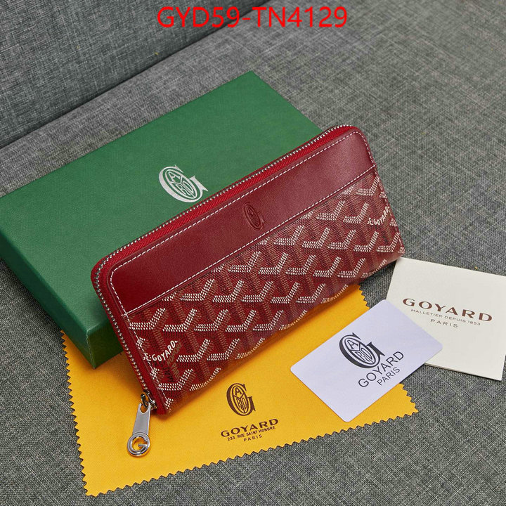 Goyard Bags(4A)-Wallet,aaaaa replica designer ,ID: TN4129,$: 59USD