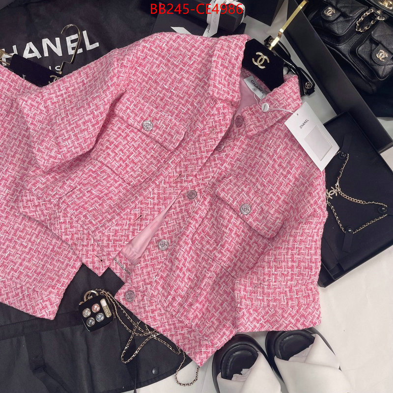 Clothing-Chanel,aaaaa , ID: CE4986,$: 245USD