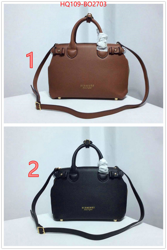 Burberry Bags(4A)-Handbag,replica shop ,ID: BO2703,$: 109USD