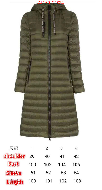 Down jacket Women-Moncler,replica shop , ID: CP824,$:169USD